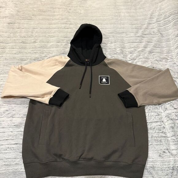 Men’s Teddy Fresh Colorblock Neutral Hoodie XL - Picture 1 of 5
